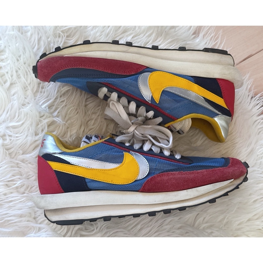 Limited Edition sacai x Nike LDWaffle Varsity Blue Colonlock Sneakers Shoes 10.5 - Picture 2 of 13